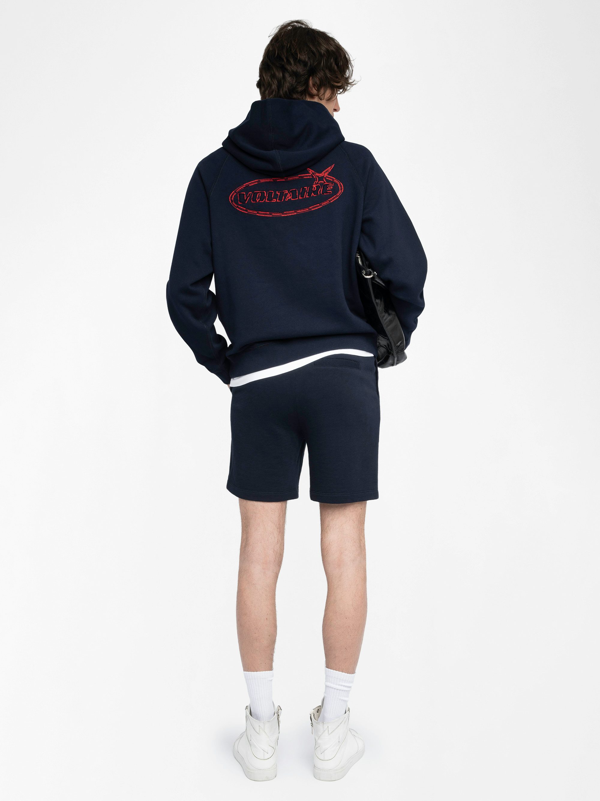 Pablo Shorts - Sweatshirt shorts adorned with a signature badge.